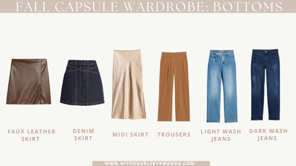 Fall Capsule Wardrobe Affordable By Amanda