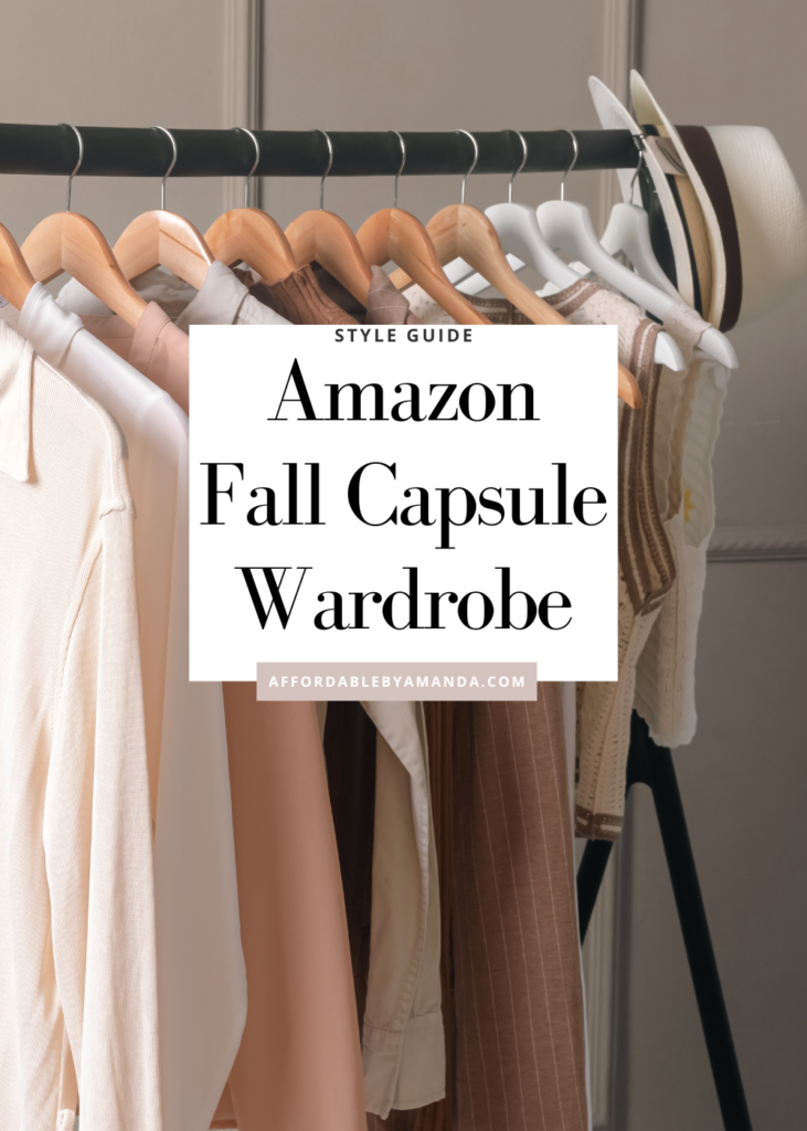 Amazon Fall Capsule Wardrobe Affordable By Amanda