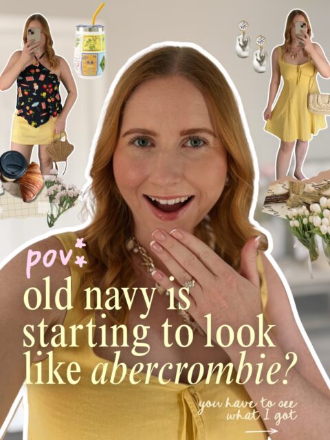 Old Navy is starting to SERIOUSLY 👀 give me Abercrombie vibes and their latest summer drop absolutely 💯 nailed it ….. 

💬 write ‘ outfit links ‘ & see your 📥 

Forget spending 💸 over $100 on ANYTHING at A&F right now because these styles are 50% OFF + give you the same looks… for wayyyy less….!!! 

☀️The prints are what I really love about these new summer arrivals with the European / Italian coastal designs that remind me of A&F so much 😮🏝️ 

🏷️: old navy summer finds • old navy fashion finds 2026 • old navy haul • summer outfit ideas • summer dresses for women • old navy try on haul, affordable summer outfits, old navy dresses, old navy summer style, midsize fashion, size 10 fashion, old navy new arrivals