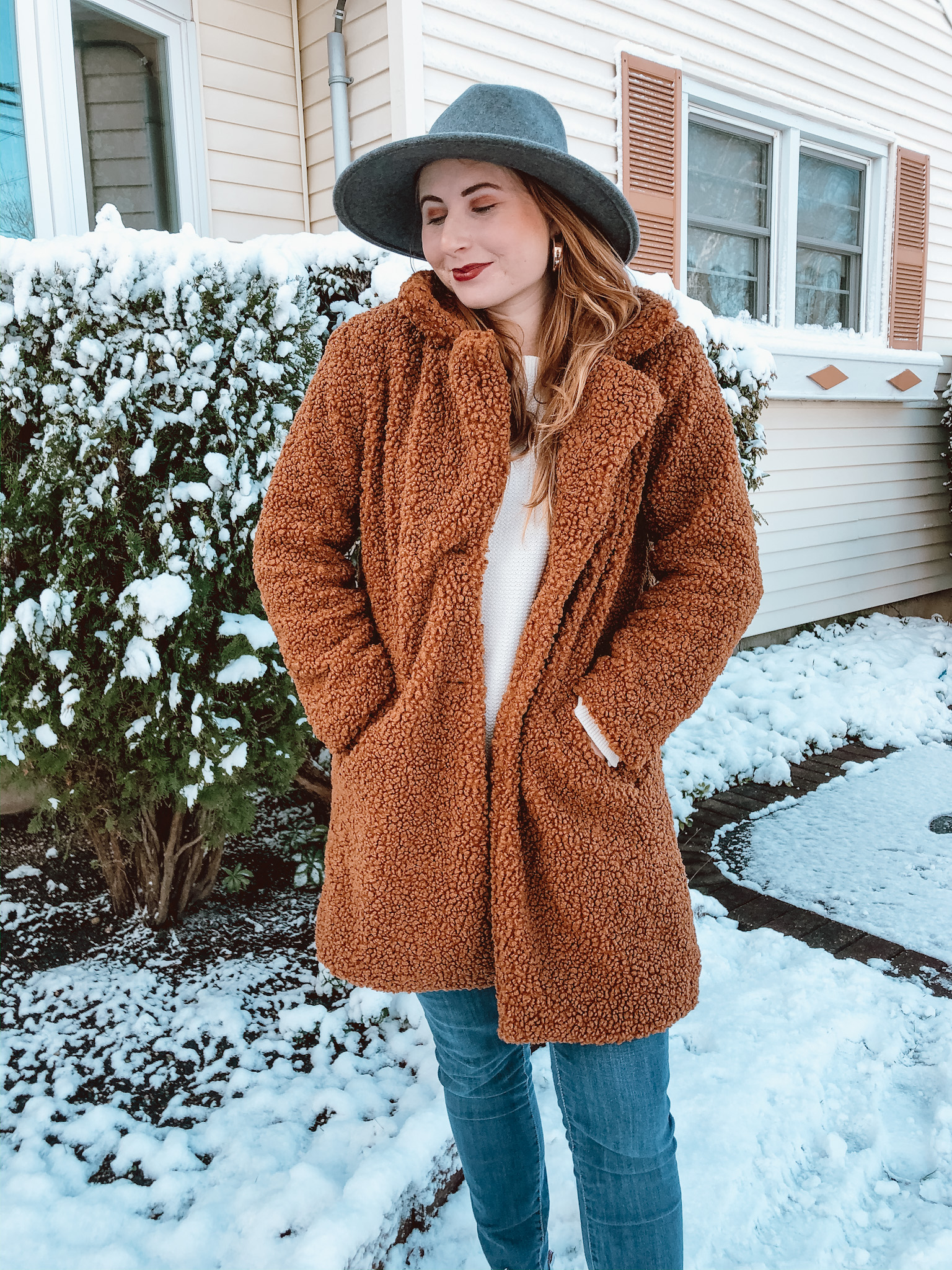 teddy coats for winter