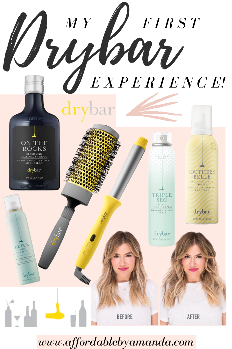 Tampa Blogger, Amanda Burrows, of Affordable by Amanda Shares Her First Drybar Experience in Carrollwood, Florida.