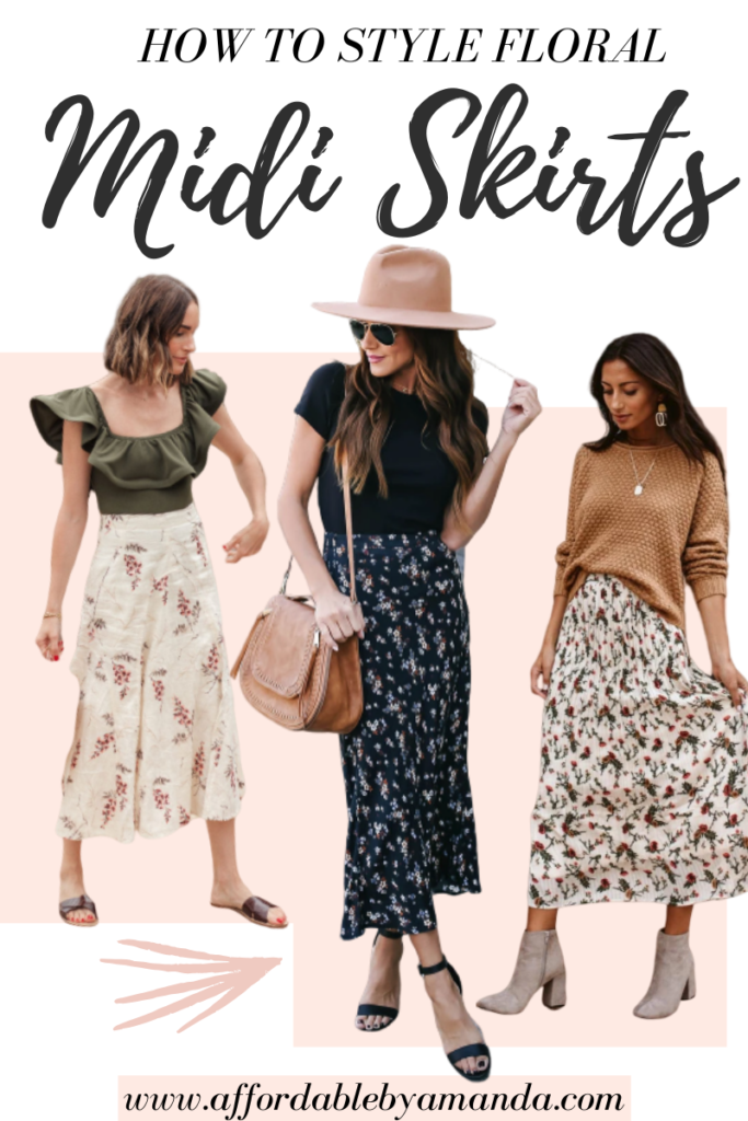 How to Style Floral Midi Skirts for Spring