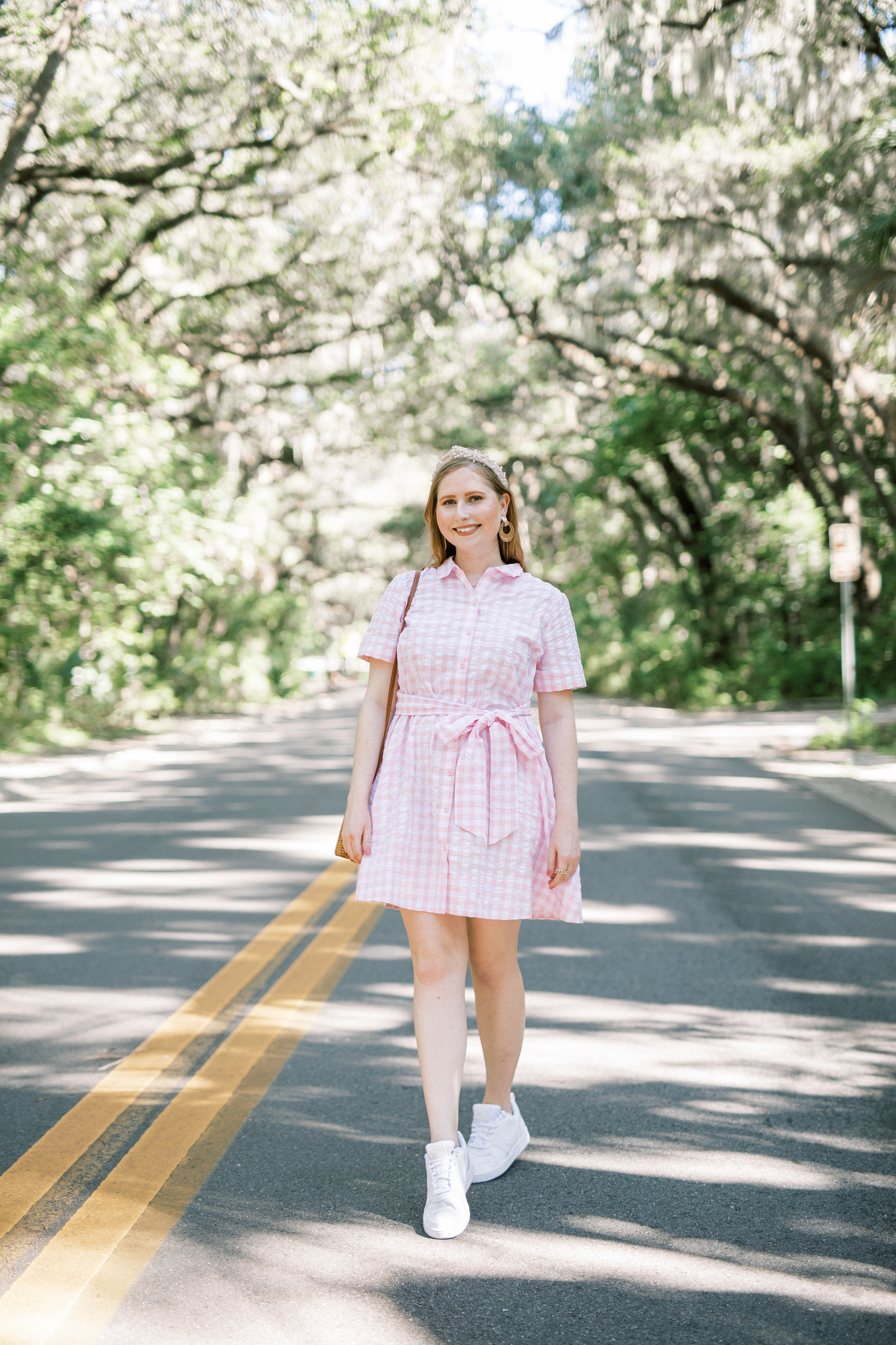 Affordable Gingham Shirtdress for Summer | Women's Gingham Button-Front Shirtdress - Lisa Marie Fernandez for Target | Affordable by Amanda, Florida Style Blogger 