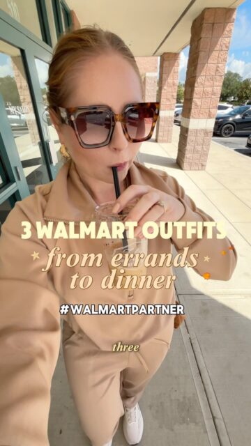 #WalmartPartner 3 WALMART OUTFITS taking me from errands to dinner 🍂🤎✨ 

Which @walmart look is your favorite?! Come spend a fall day in Florida with me! 

👩‍🦰First up: a hair appointment in the softest neutral Walmart loungewear set. 

🍰Then I changed into an easy jeans + rusty orange sweater outfit for a bakery date with my mom. 

And can we talk about the Michael Kors bag?! 👀 

One of my favorite things about shopping Walmart.com is finding even MORE than what you’ll see in store, thanks to their extended online assortment. 

For dinner at a gorgeous Florida hotel, it was time to dress things up! 🌴✨ This floral Walmart wrap dress was perfect for a warm fall evening — flattering, feminine, and so easy to wear. 

From casual loungewear → an everyday fall outfit → dinner-ready dress, Walmart has me covered for the entire day! 

💬 Comment “OUTFITS” below to shop my looks! 

#WalmartFashion #WalmartFinds Walmart fashion, Walmart fall fashion, Walmart outfits, Walmart fashion finds, Walmart fall outfits, Walmart.com finds, affordable fall fashion, Florida fall outfits, midsize fall fashion, Walmart loungewear, Walmart dresses, fall outfit ideas, Walmart fashion 2026, Walmart fall fashion, Walmart new arrivals, walmart style, walmart scenario brand, scenario at Walmart, Walmart fall outfits, affordable fall fashion, elevated Walmart fashion, chic Walmart outfits, Walmart fashion finds