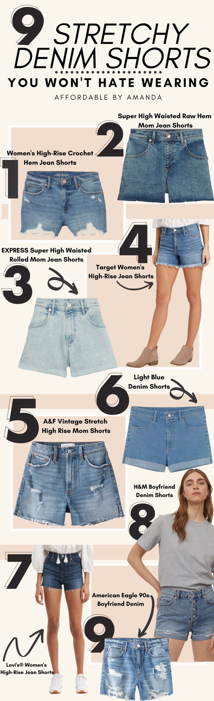 Who makes the best curvy shorts??✨testing Abercrombie Curve Love 