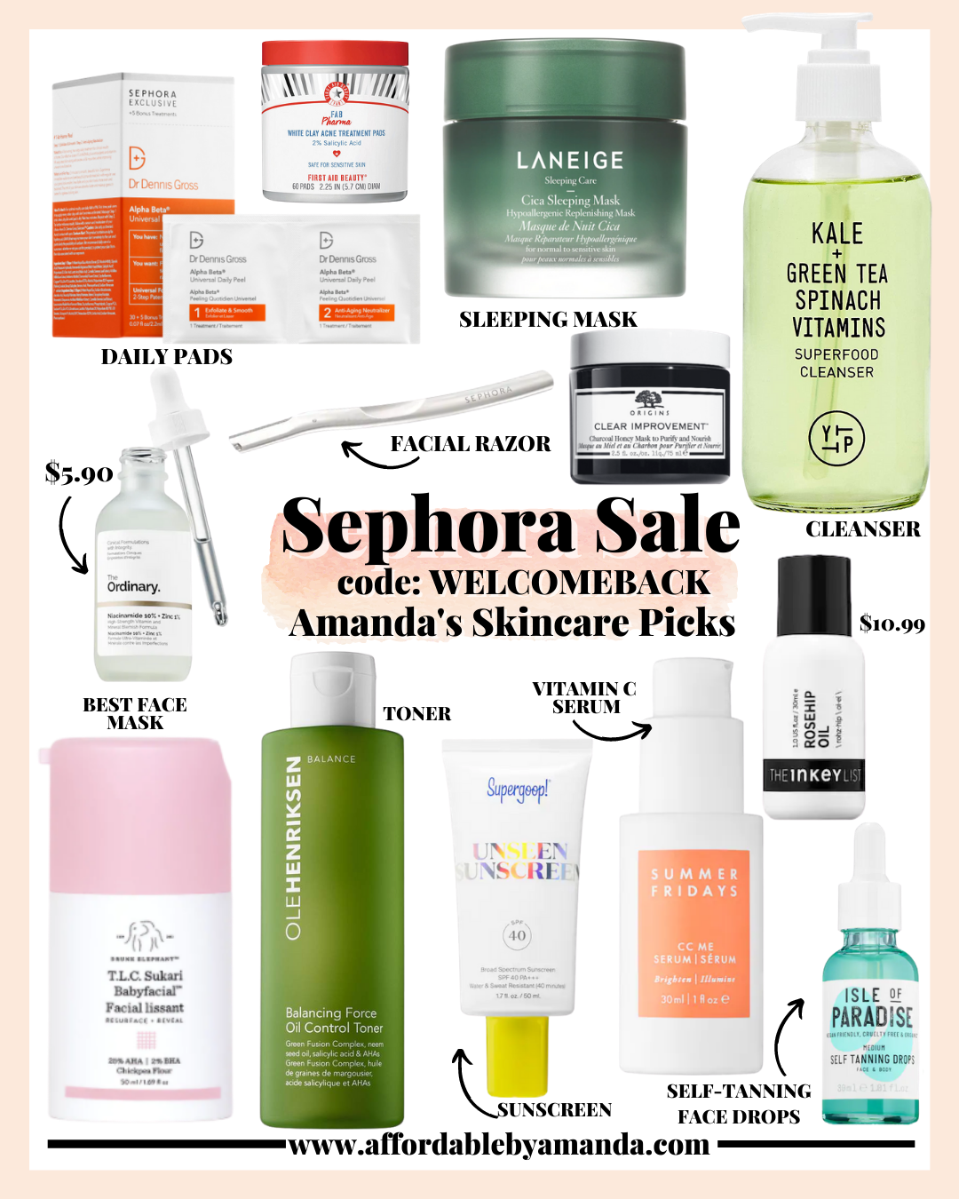 Sephora Sale 2020 | August Celebration - Spend $75, Save $15 | Sephora Welcome Back Beauty Insider Sale 2020