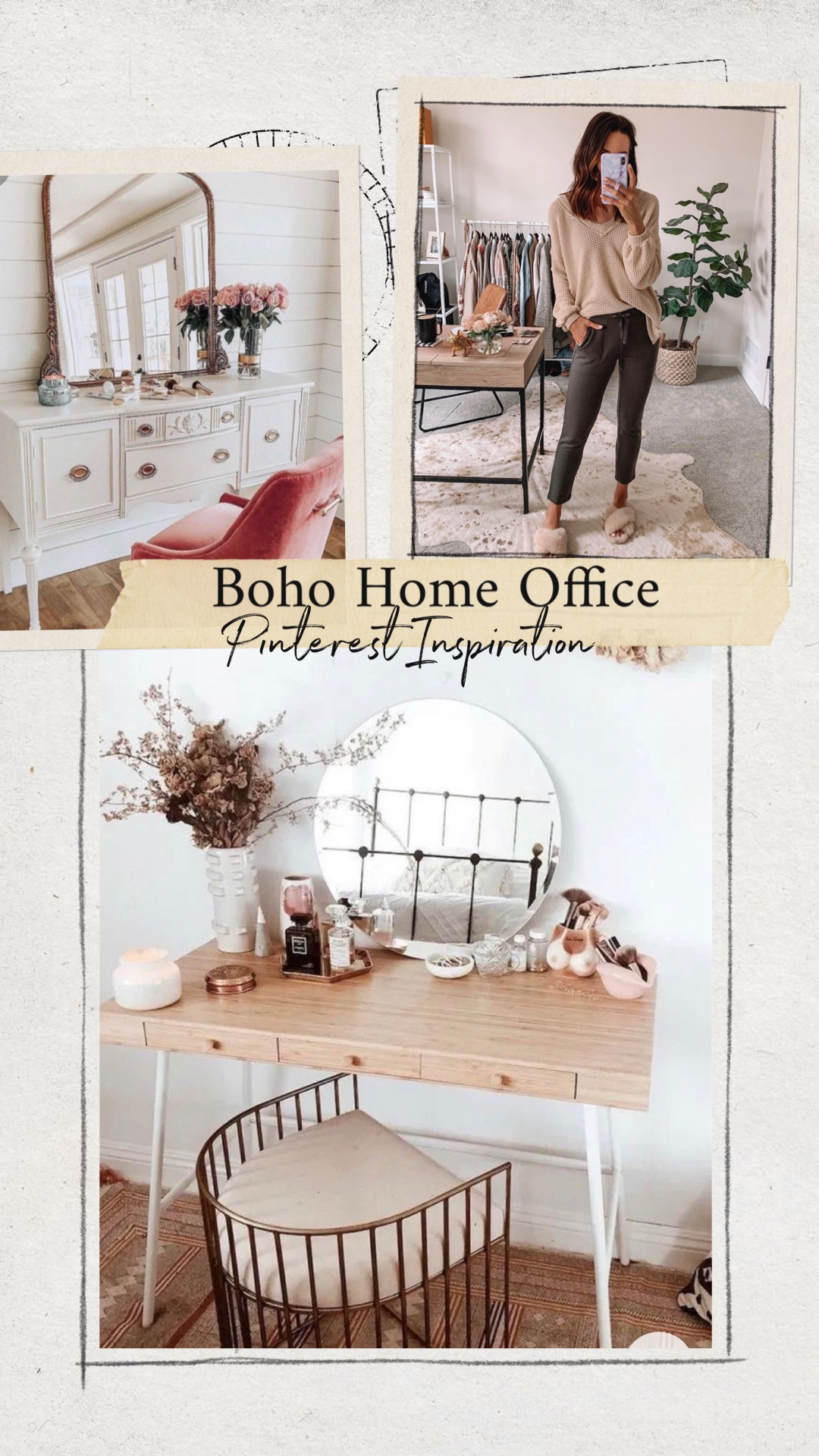 Boho Home Office Ideas | My Boho Home Office for Blogging | Affordable by Amanda 
