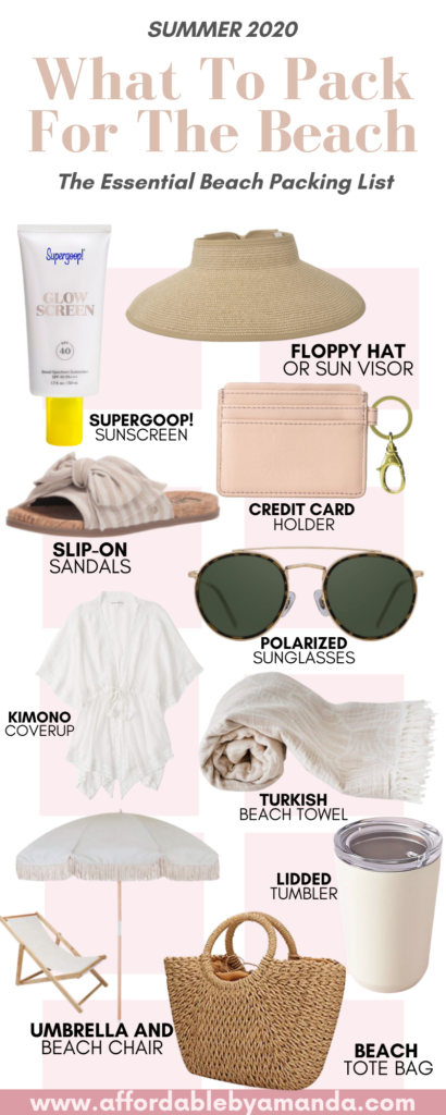 What To Pack for The Beach - Beach Wicker Chair and Packing Essentials