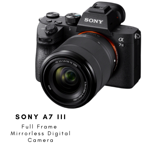 SONY ALPHA A7 III MIRRORLESS DIGITAL CAMERA | Best Digital Cameras For Fashion Bloggers in 2020