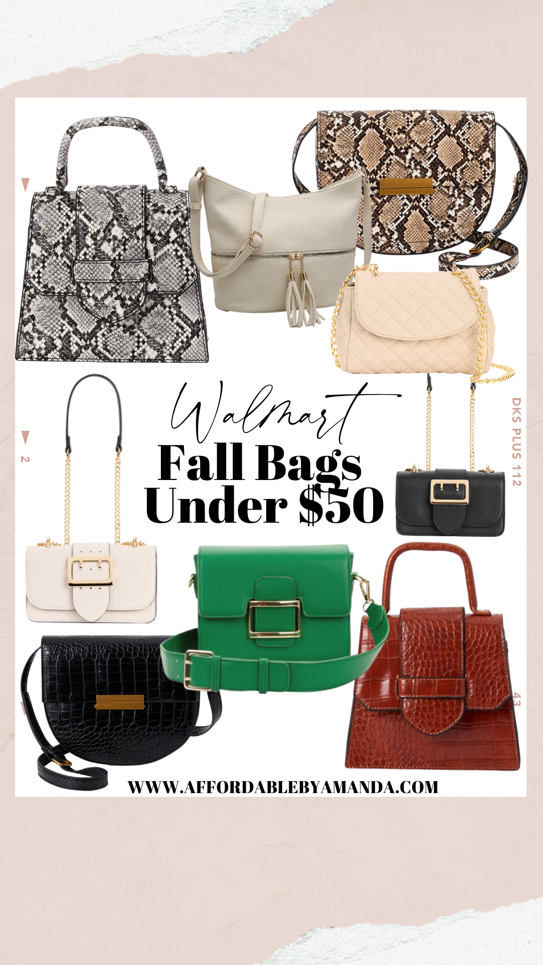 Walmart Fashion Finds - Walmart Fall Bags - Under $50 - Walmart Fall Fashion Finds 2020