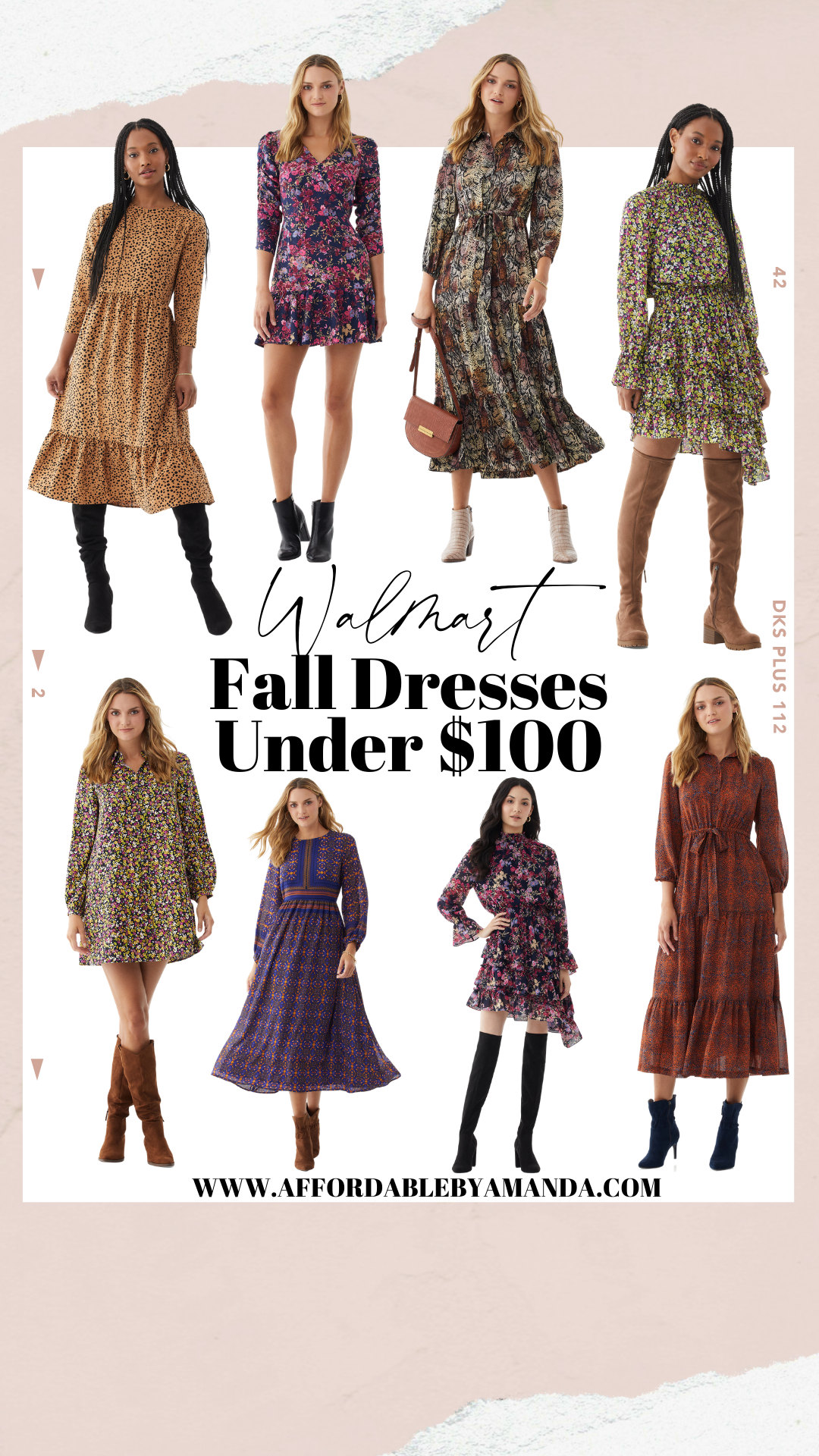 Walmart Dresses for Fall - Scoop Collection Dresses Fall 2020 - Affordable by Amanda - Women's Fall Trends Walmart.com