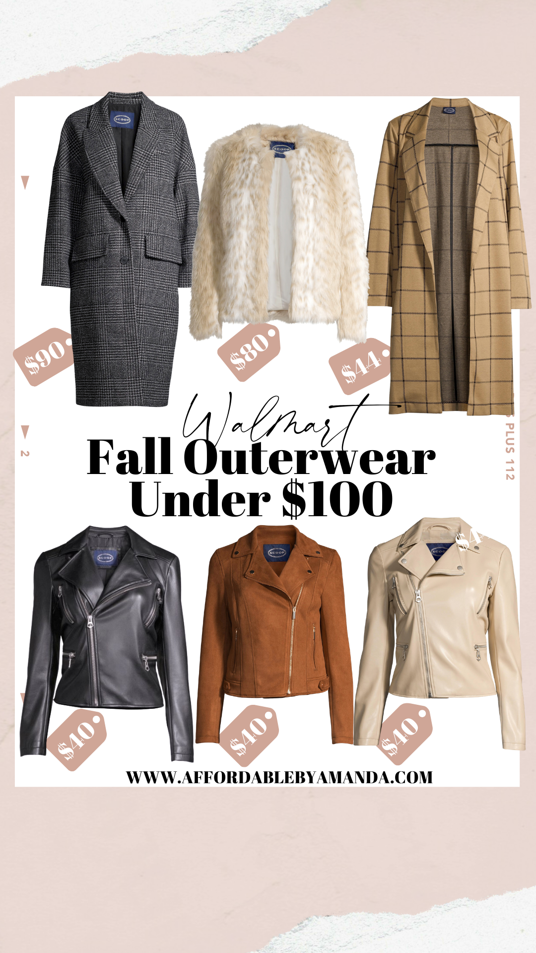 Walmart Fashion Finds - Walmart Fall Fashion 2020 - Walmart Fall Outerwear Under $100 - Affordable by Amanda - Women's Fall Trends Walmart.com