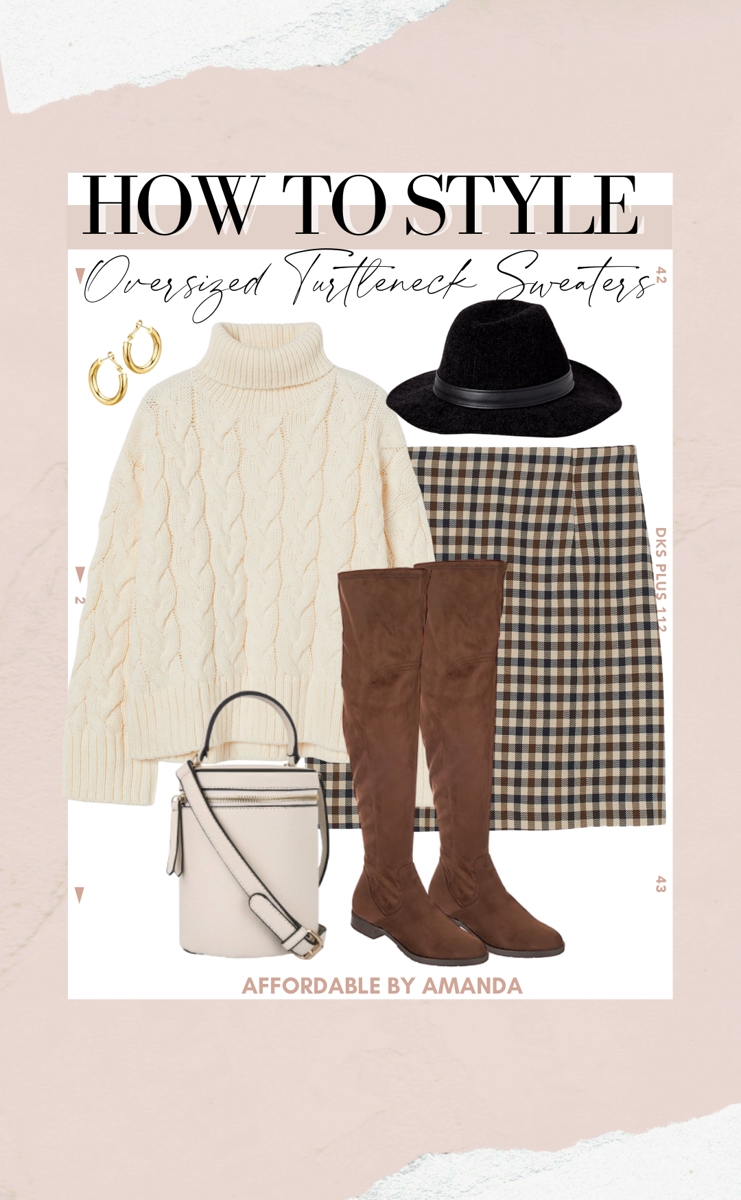 how to style an oversized turtleneck sweater for fall 
