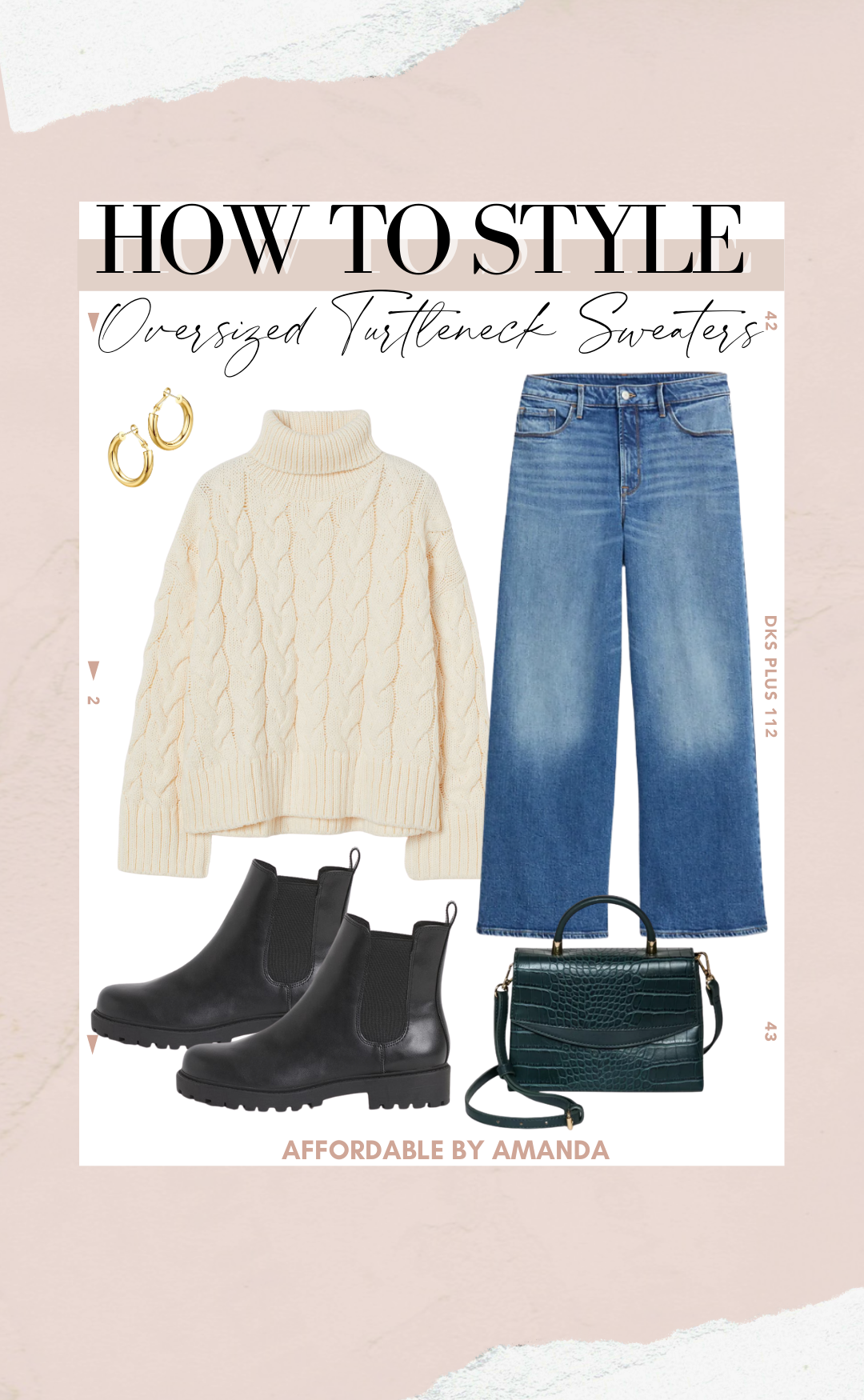 How To Wear An Oversized Turtleneck Sweater - SimplyChristianne