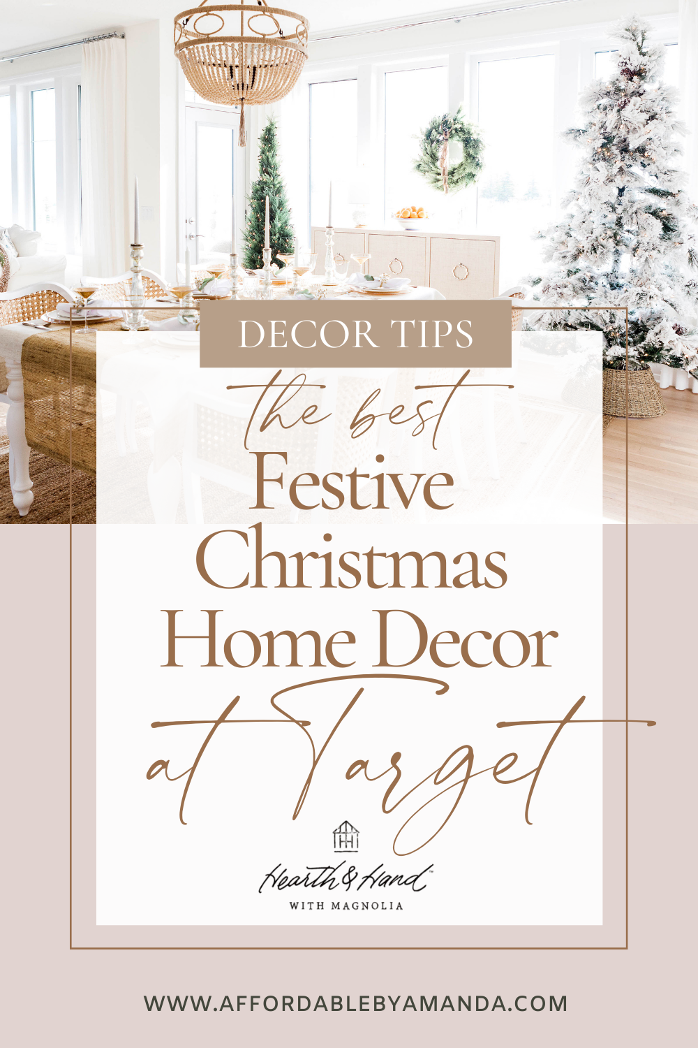 Target Christmas Decor 2020 - Festive Christmas Home Decor at Target 2020 - Affordable by Amanda