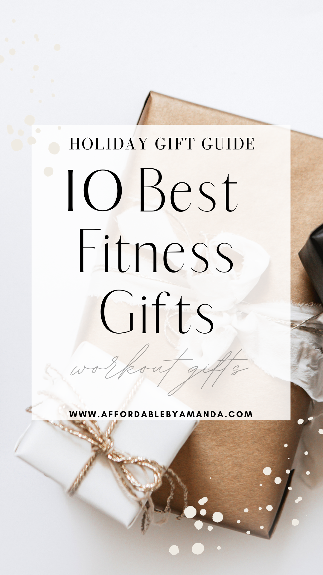 10 Best Fitness Gifts 2020 - Christmas Gifts for Workout Lovers - Affordable by Amanda