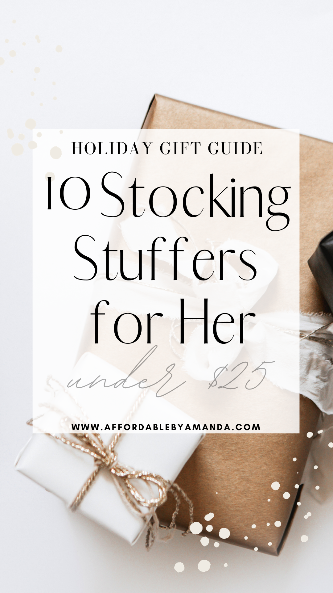 Stocking Stuffer Ideas for Women 2020 | Affordable By Amanda