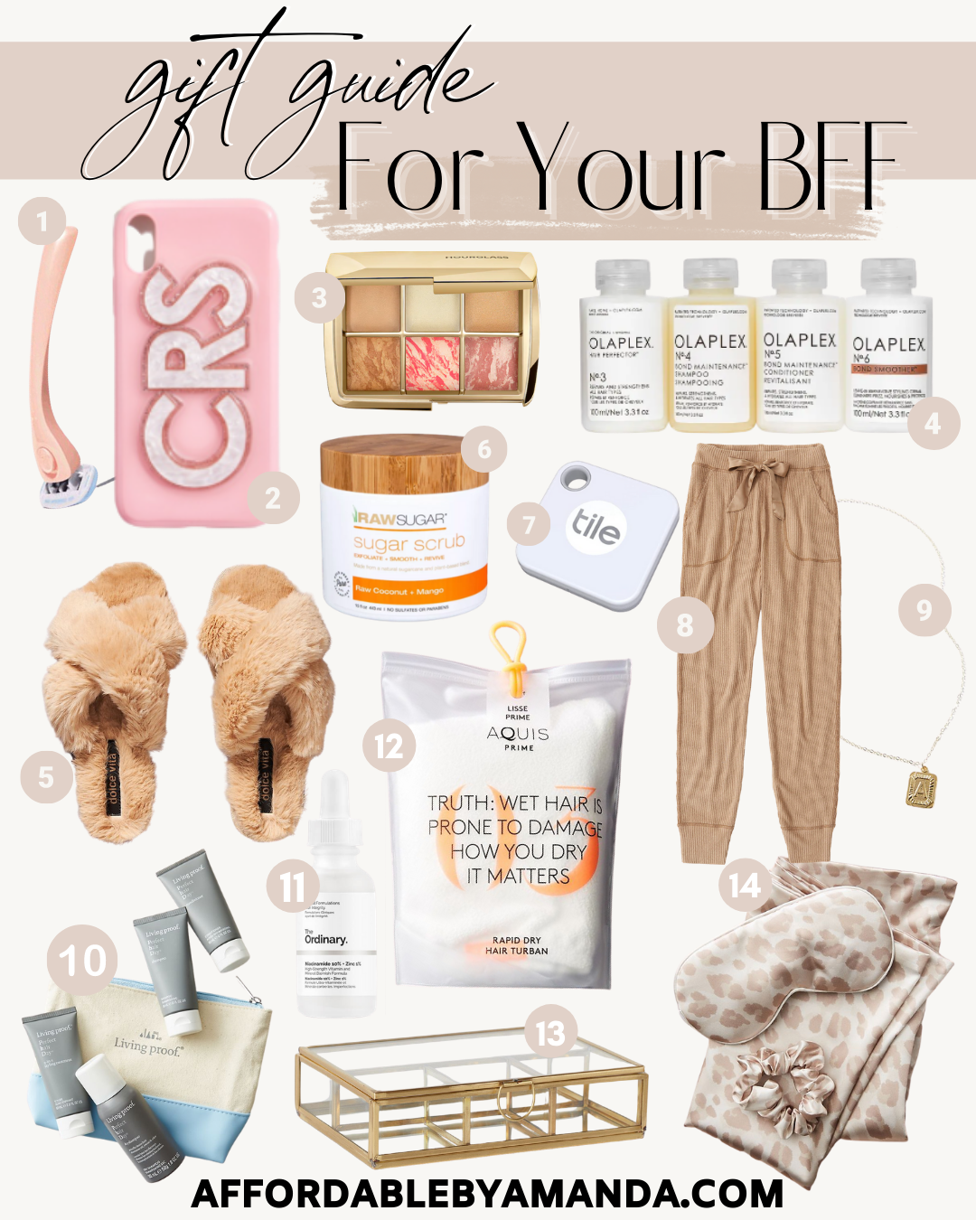 Gift Guide Gift Ideas for Best Friend Affordable by Amanda