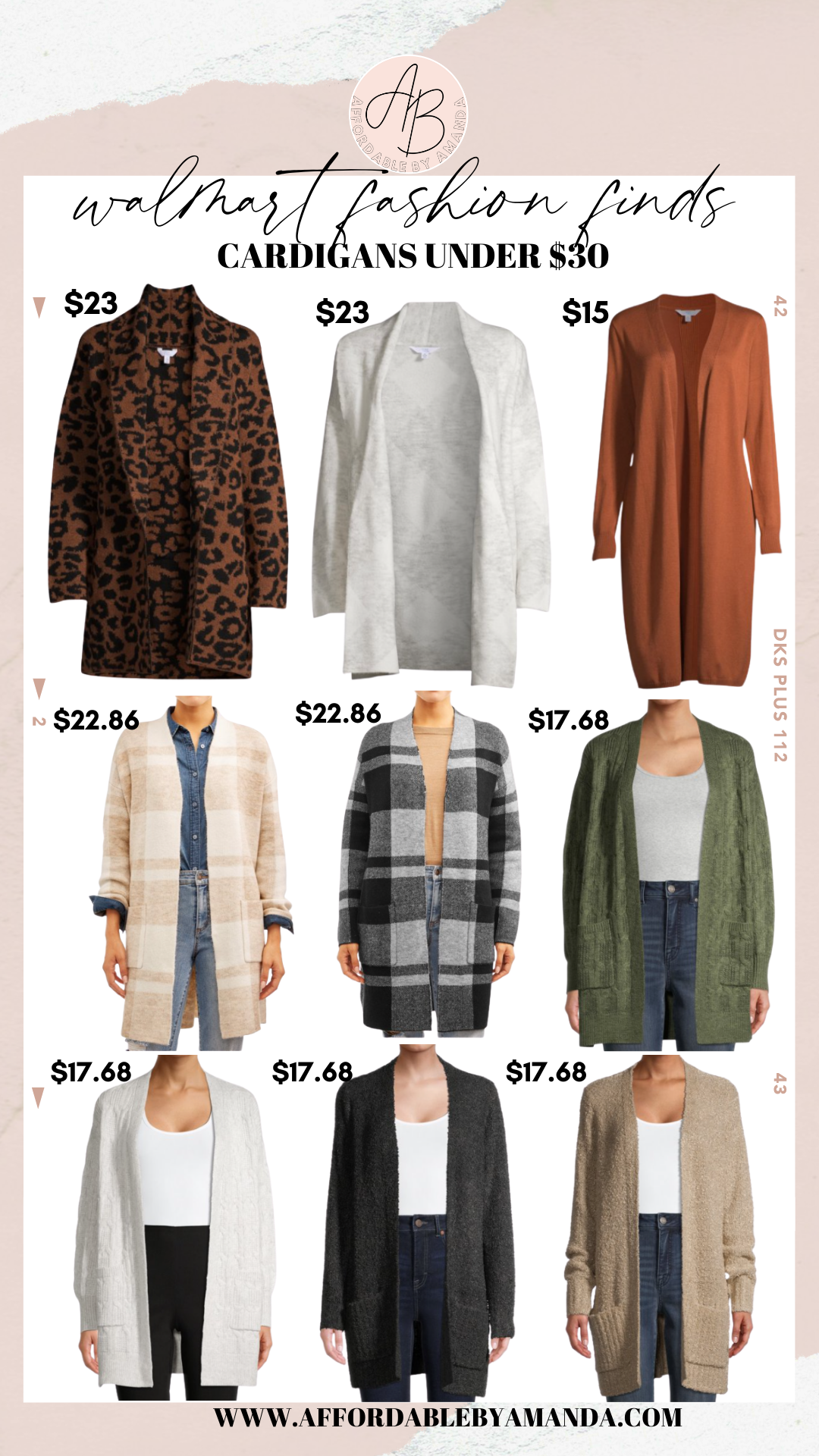 Time and Tru Women's Shawl Collar Cardigan Sweater - Walmart Fashion Finds - Walmart Leopard Cardigan 