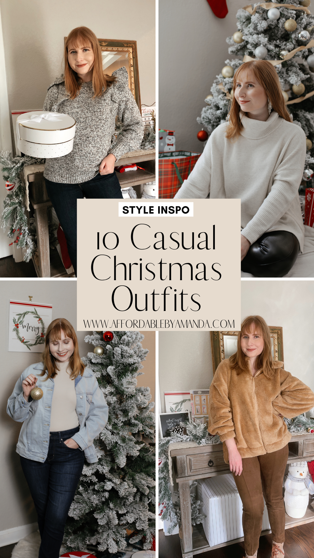 Casual Christmas Outfits - Christmas Outfit Ideas - Cute Christmas Outfit Ideas 2020 - What to Wear on Christmas Day - Holiday Outfits 2020
