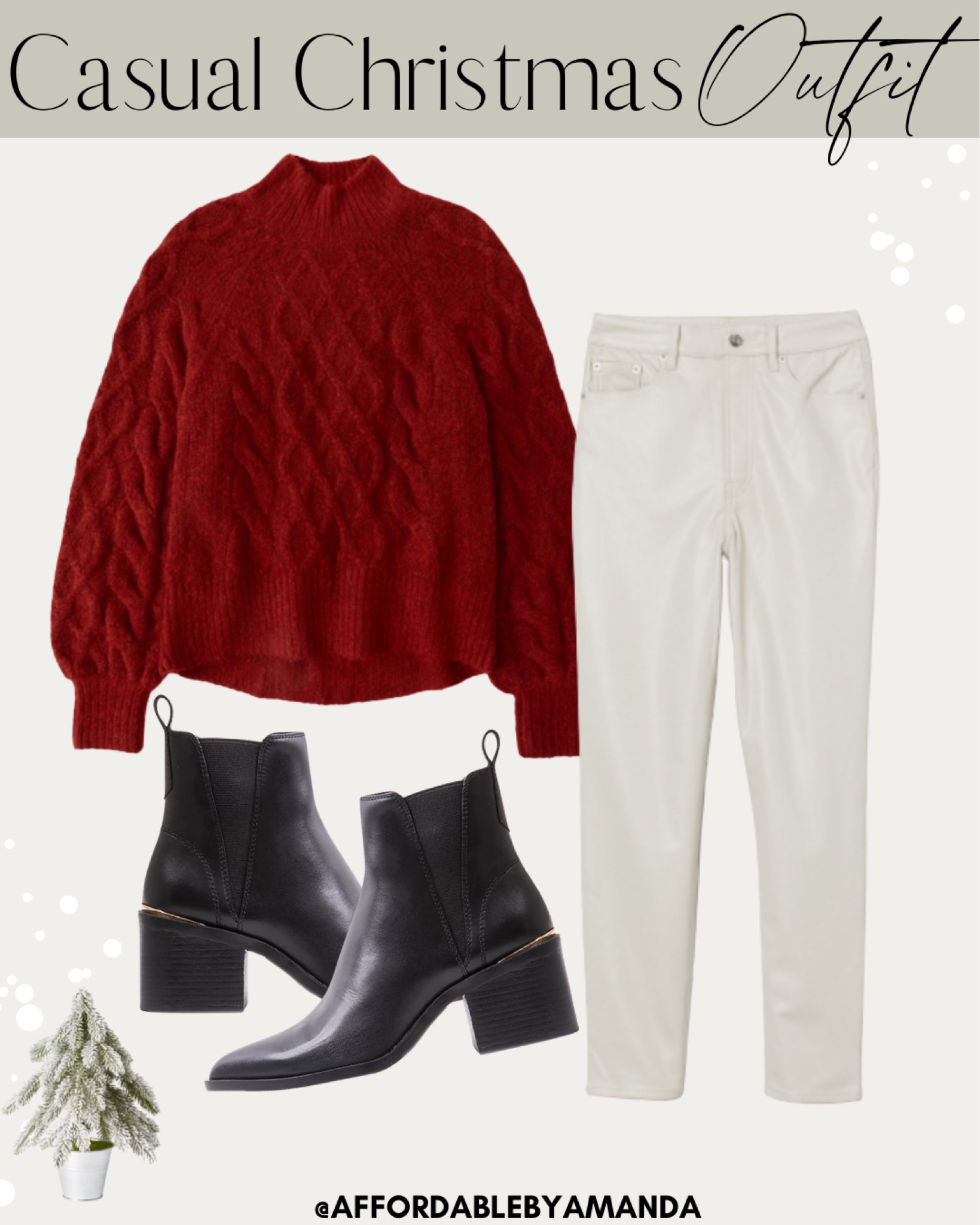 Casual, Preppy Christmas Outfit