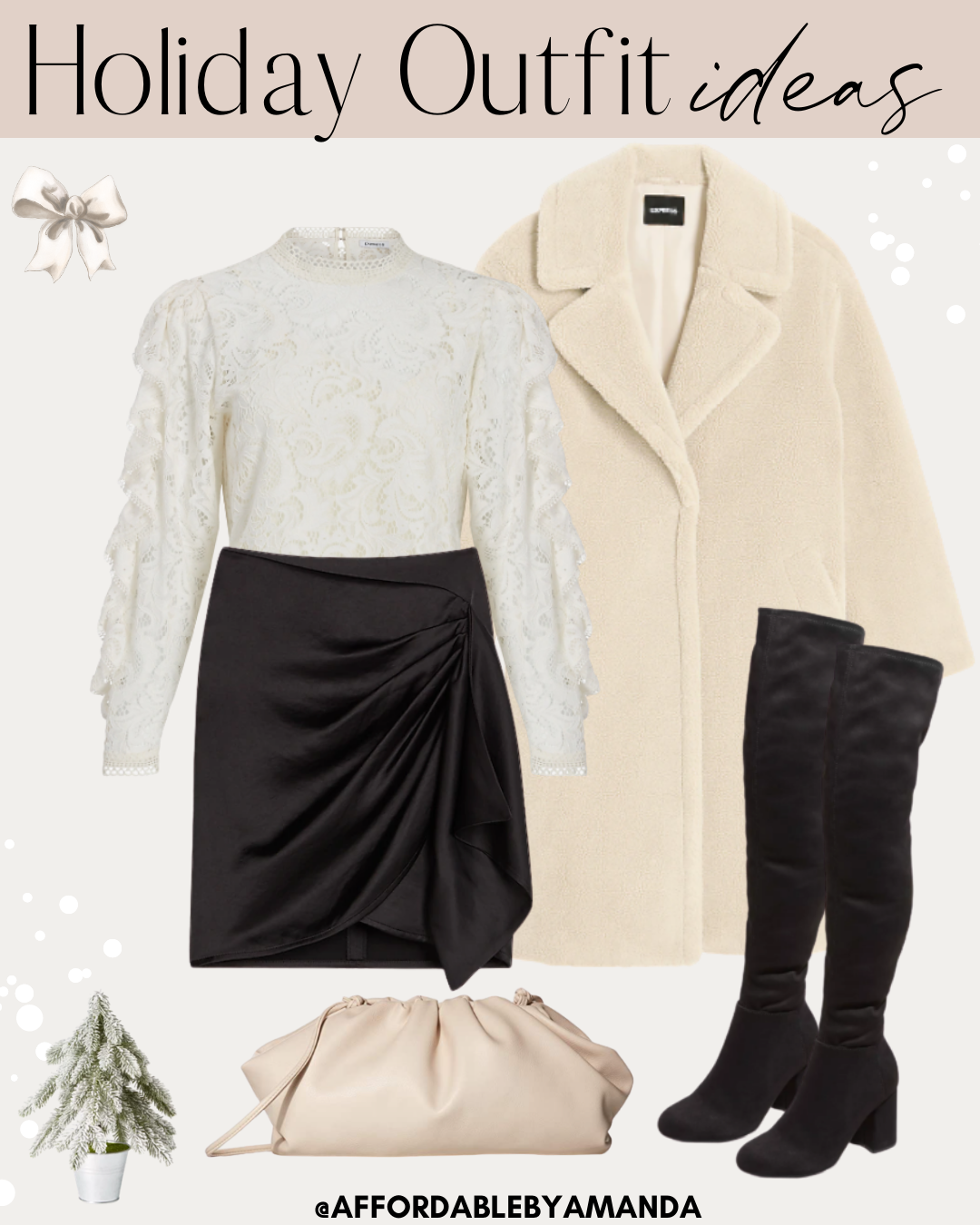 Best Holiday Outfits - 20 Holiday Outfits to Wear for 2020 - Affordable by Amanda