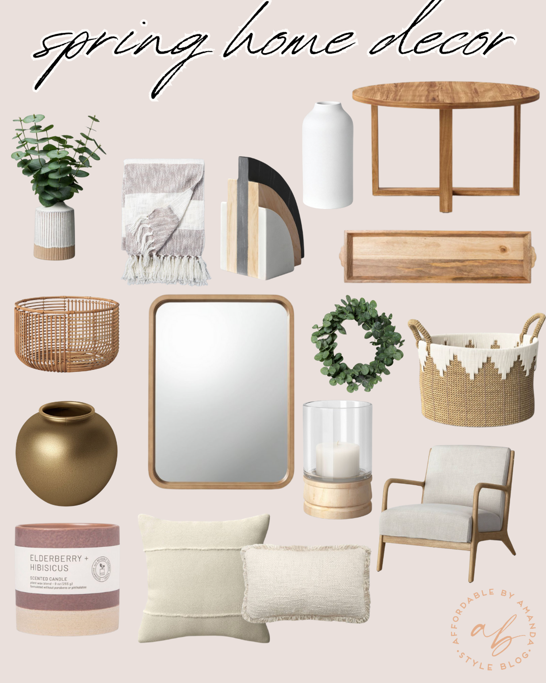 Target Home Decor Ideas: Spring 2021 | Affordable by Amanda | Affordable Spring Home Decor at Target
