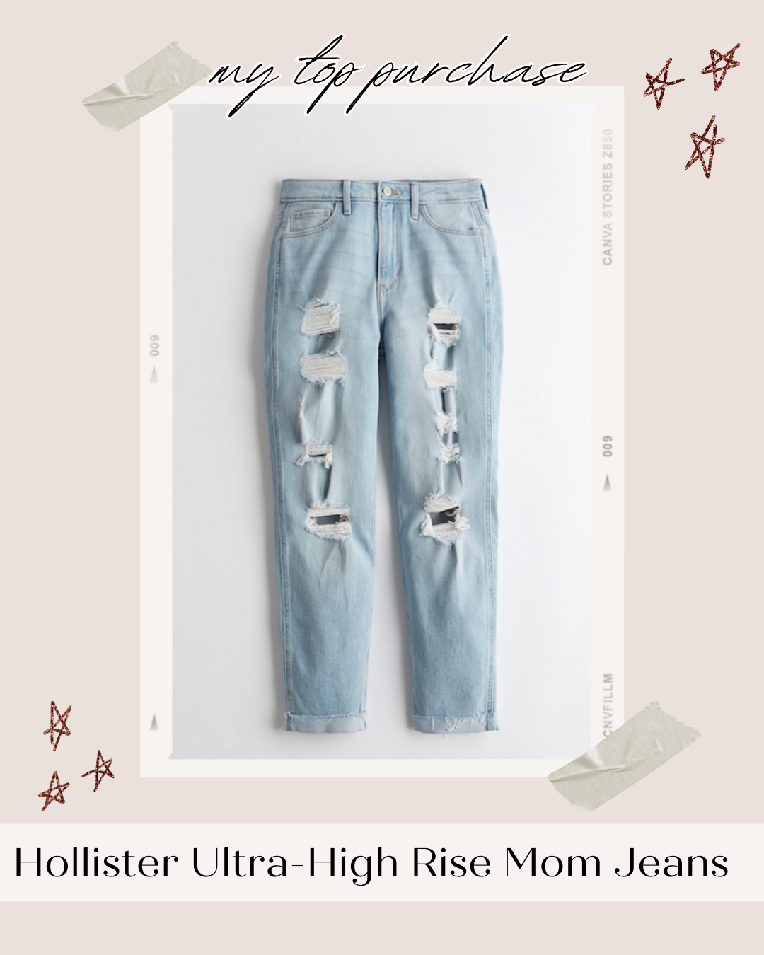 Top 20 Purchases of 2020 - Hollister Ultra High-Rise Mom Jeans - Affordable by Amanda