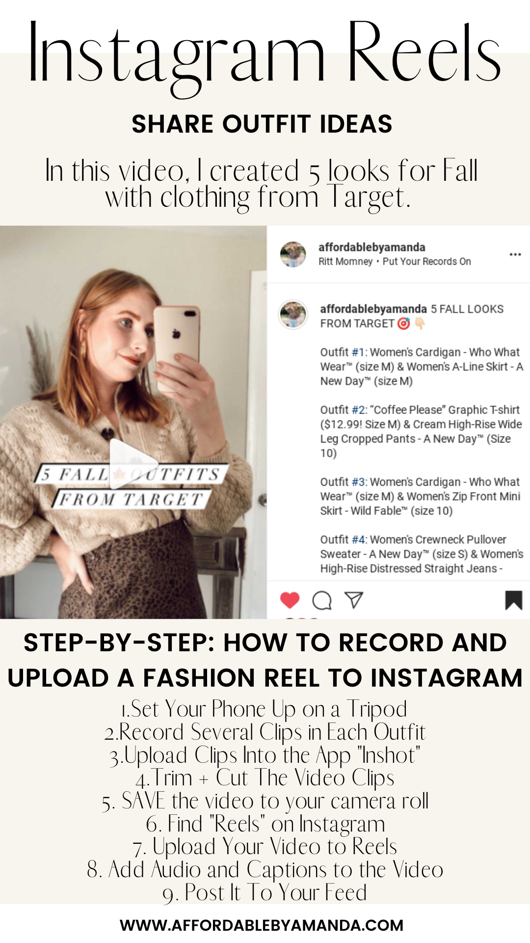 More Tips for Creating Viral Instagram Reels - Affordable by Amanda - Blogging Tips in 2021