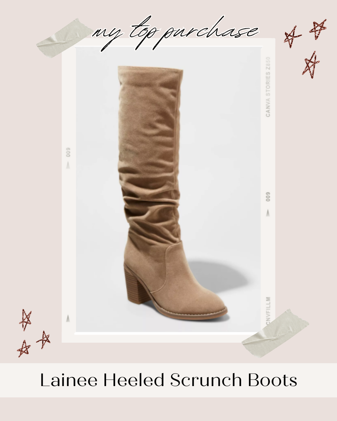 Women's Lainee Heeled Scrunch Fashion Boots - Affordable by Amanda