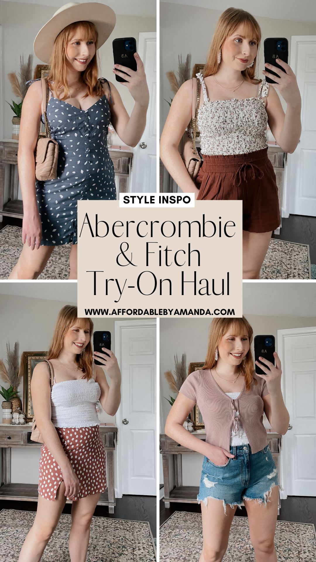 Abercrombie & Fitch Spring Outfits Try On Haul | Florida Style Blogger | Affordable by Amanda