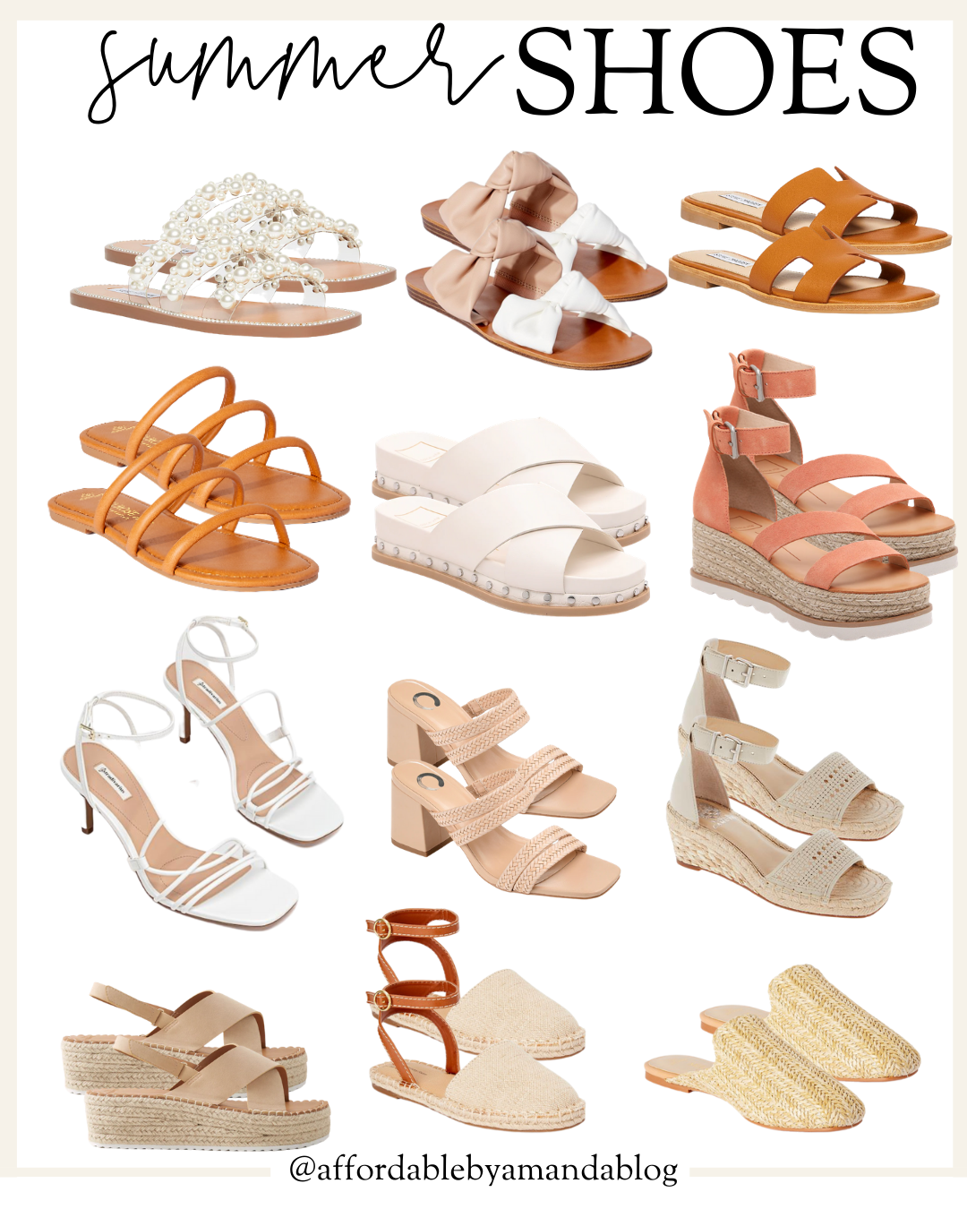 7 Cute Summer 2021 Shoe Trends - Affordable by Amanda