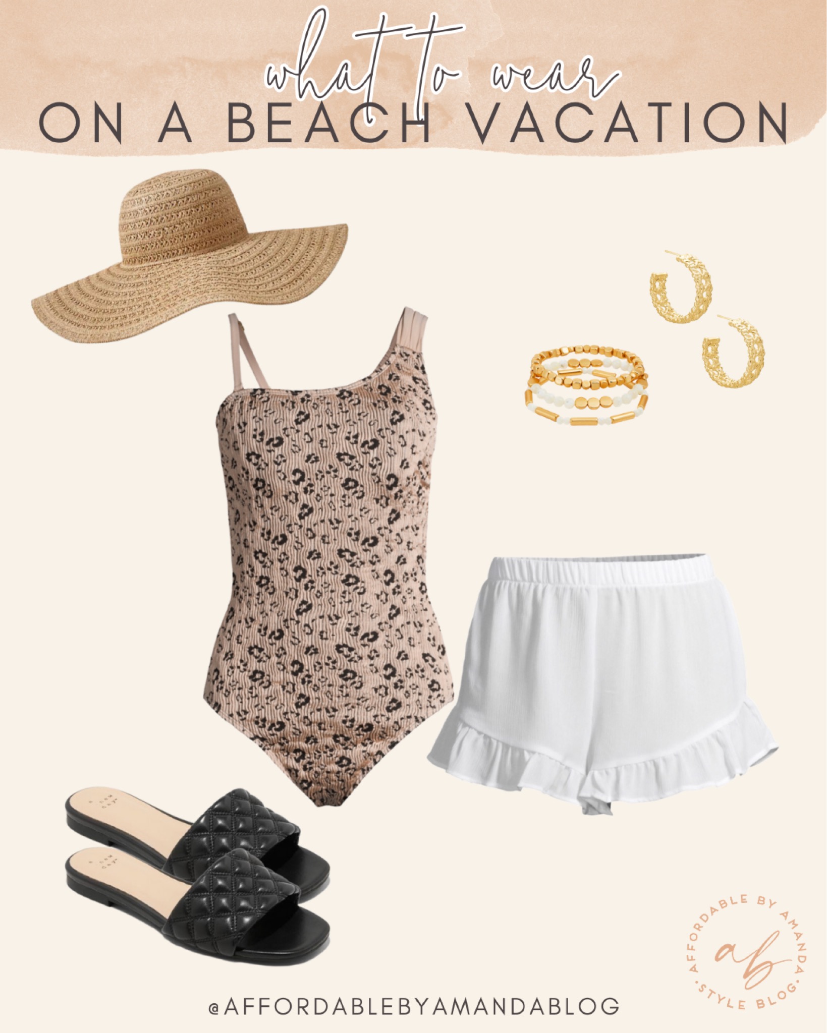 What to Wear on a Beach Vacation - Affordable by Amanda