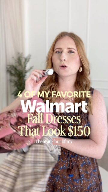 POV: You love designer-looking outfits but refuse to pay designer prices. 🤎✨

Walmart understood the assignment with these 4 dresses! 😍 If you love expensive-looking outfits on a budget, these affordable Walmart fashion finds NEED to be on your radar!

From chic fall dresses to elevated everyday styles, these Walmart dresses give that high-end boutique look without the designer price tag. 👏

I’m all about finding affordable fashion that looks expensive, especially cute, flattering dresses you can wear for fall outings, date nights, Thanksgiving, and beyond!

🤎Which Walmart dress would YOU wear? 1, 2, 3, or 4?

✨ Follow for more Walmart outfit ideas, affordable midsize fashion, and designer looks for less!

#WalmartFashion #WalmartFinds • Walmart dresses 2026, Walmart fall fashion, affordable Walmart dresses, designer look for less, Walmart outfit ideas, expensive looking outfits on a budget, affordable fall dresses, Walmart fashion finds, midsize fall outfits, chic Walmart outfits
