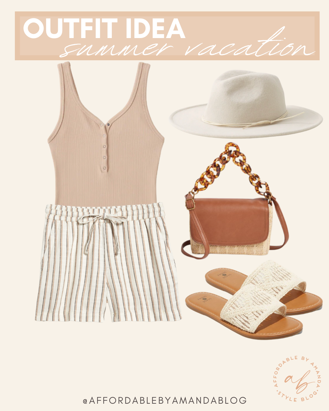 Outfit Idea - Summer Vacation - What To Wear In Hot Weather and Humidity - Summer 2021