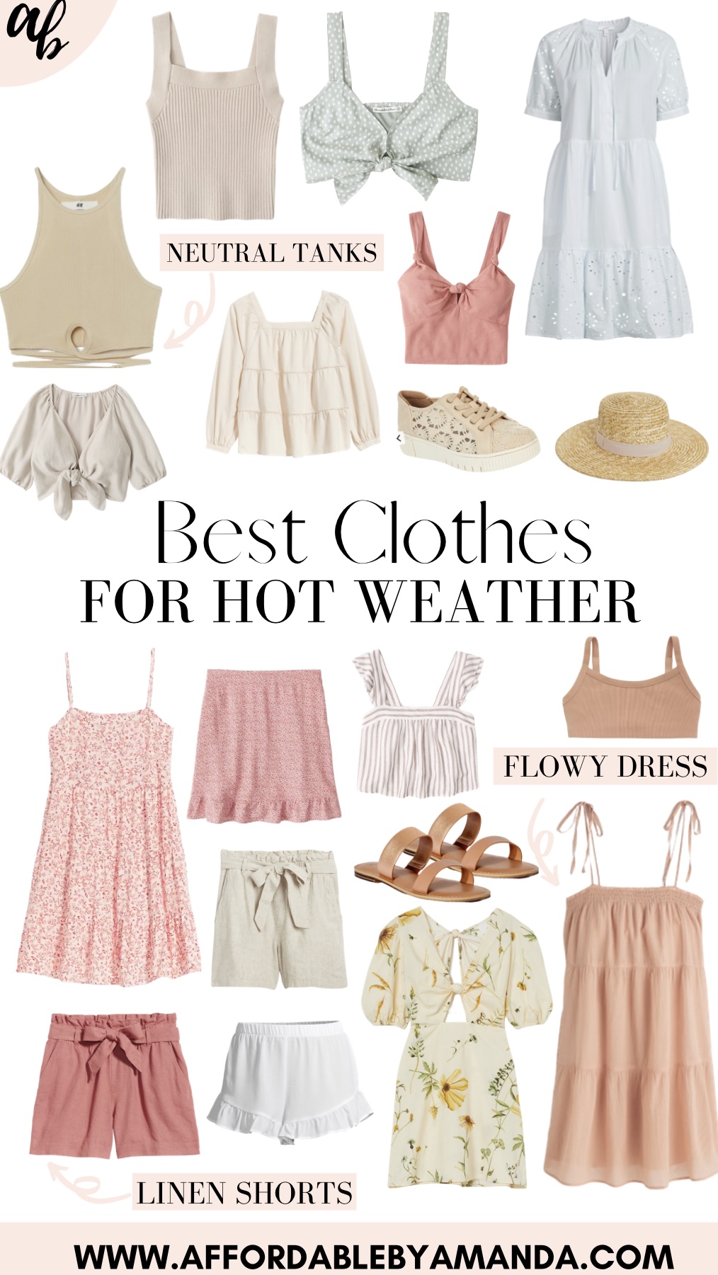 The Best Clothes to Wear for Hot Weather - Summer Outfit Ideas 2021 - Affordable Summer Outfits
