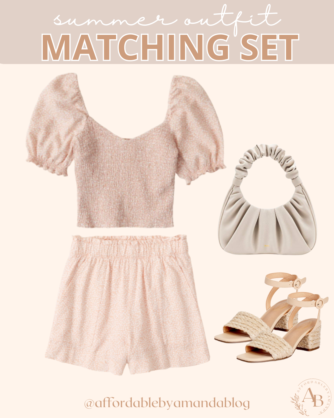 Matching Two-Piece Outfits & Sets You Need for Summer - Matching Sets: Two-Piece Outfits For Women This Summer - Affordable by Amanda