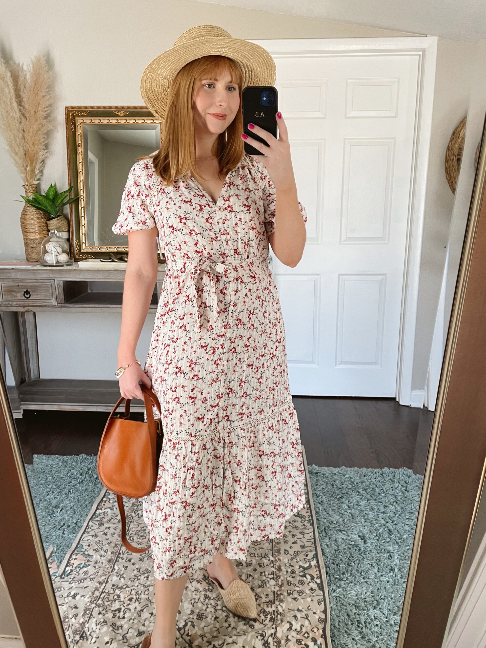 Old Navy Floral Linen-Blend Maxi Dress Review With Photos