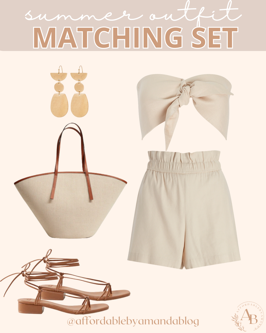 Matching Two-Piece Outfits & Sets You Need for Summer - Matching Sets: Two-Piece Outfits For Women This Summer - Affordable by Amanda