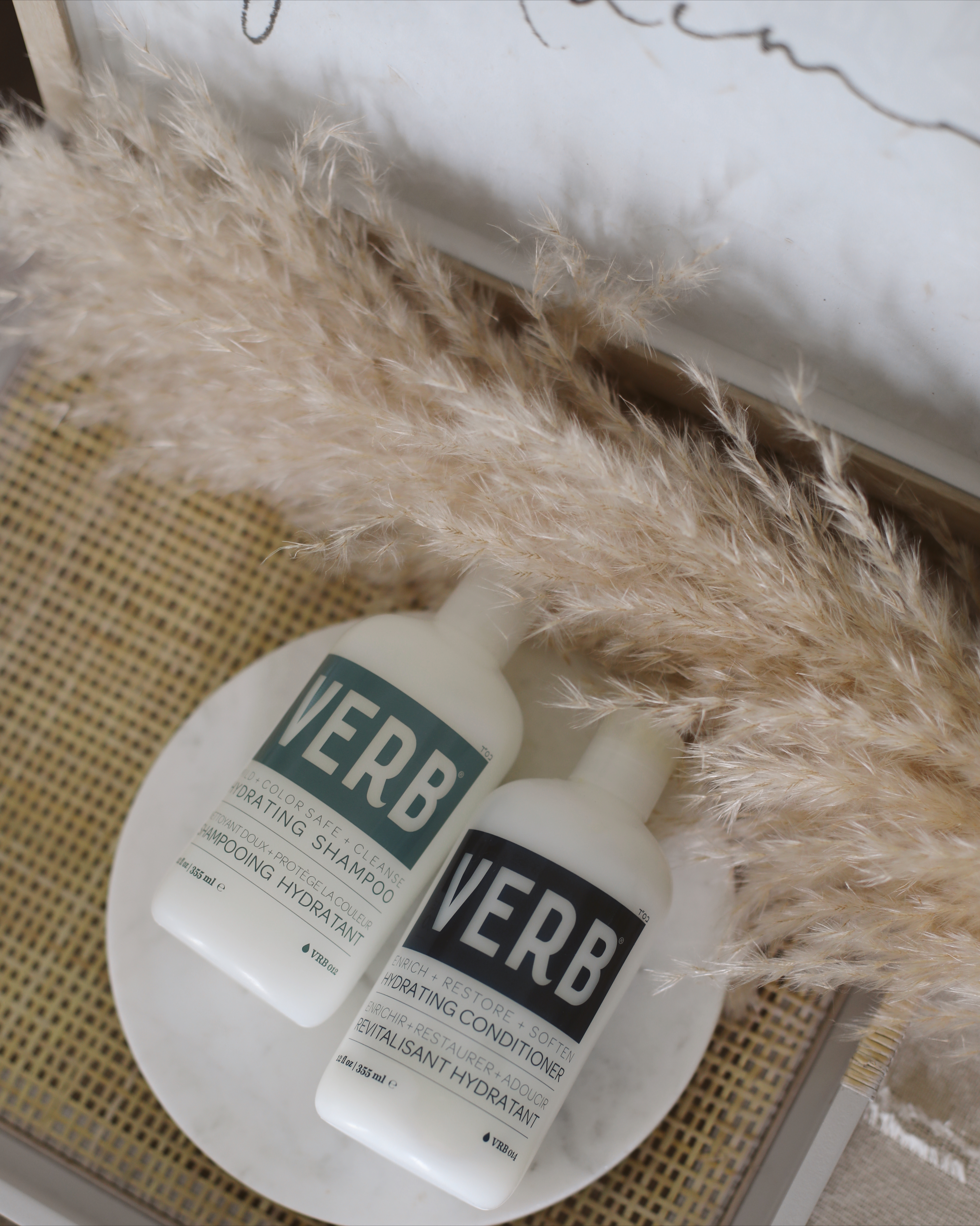Verb Hydrating Shampoo and Conditioner Jumbo Set for Dry and Damaged Hair - Affordable by Amanda shares Best Summer Hair Care Products for Soft Hair