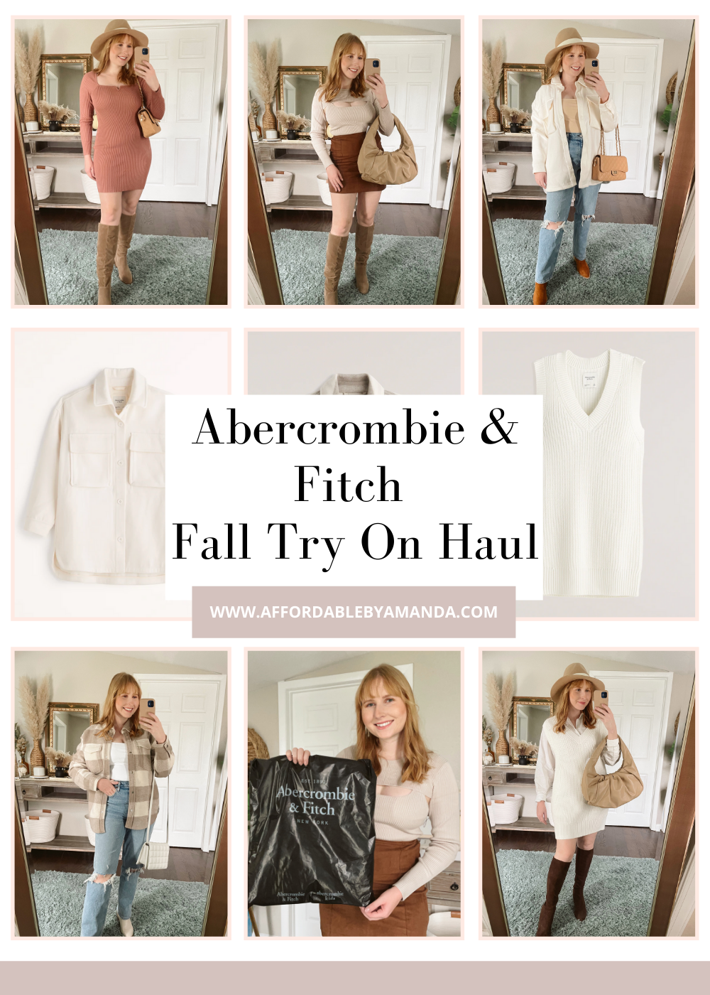Abercrombie & Fitch Women's Oversized Denim Shirt
