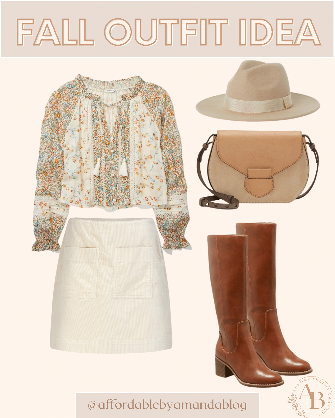Fall Outfit Idea - Affordable by Amanda