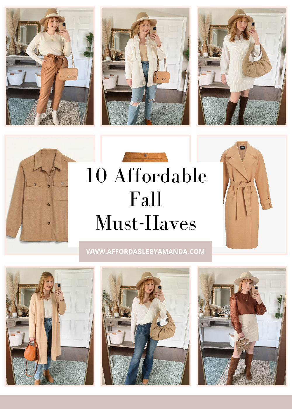 10 Affordable Fall Must Haves | Affordable by Amanda