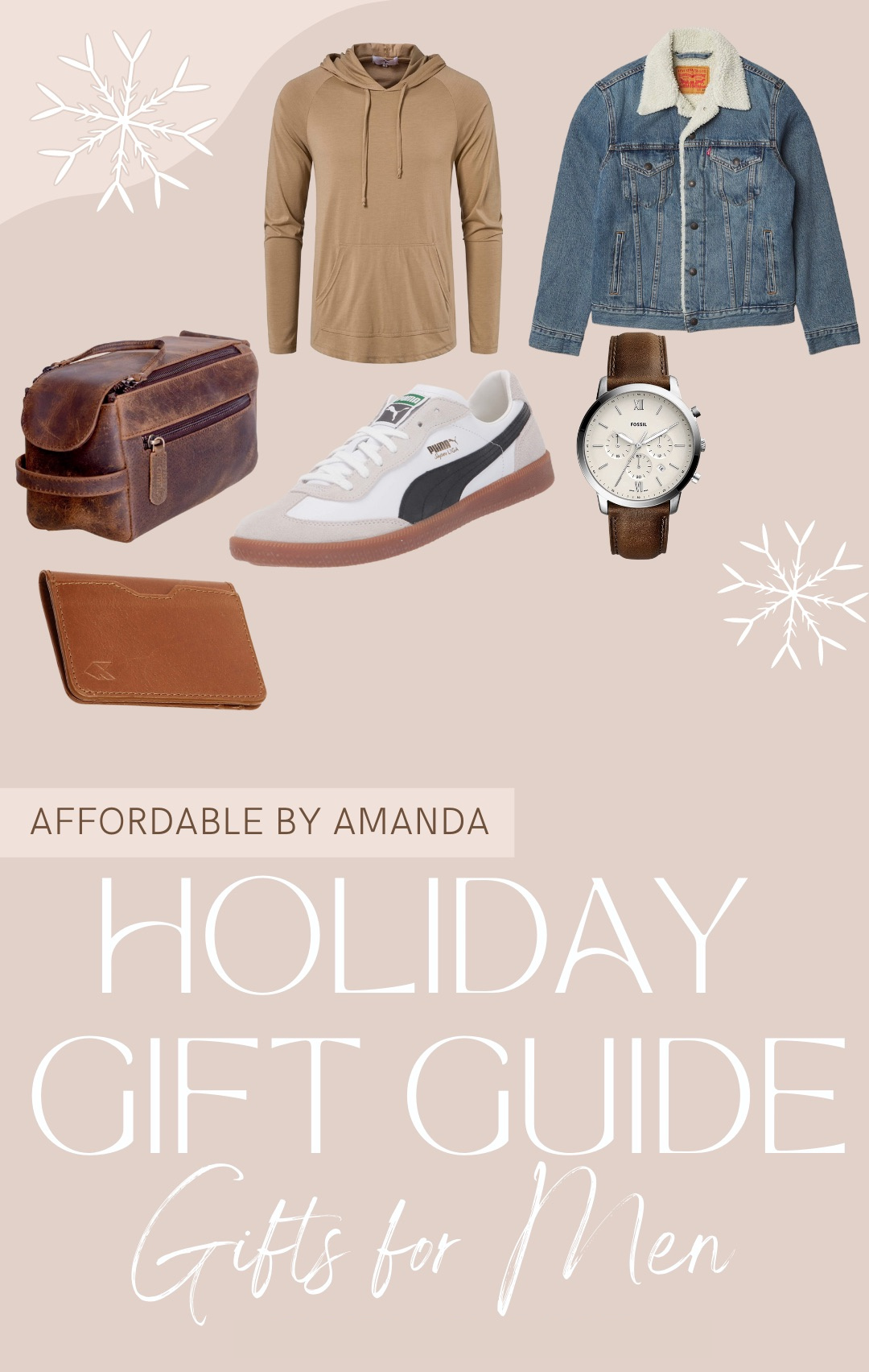 Holiday Gift Guide: Gifts for Men | Affordable by Amanda