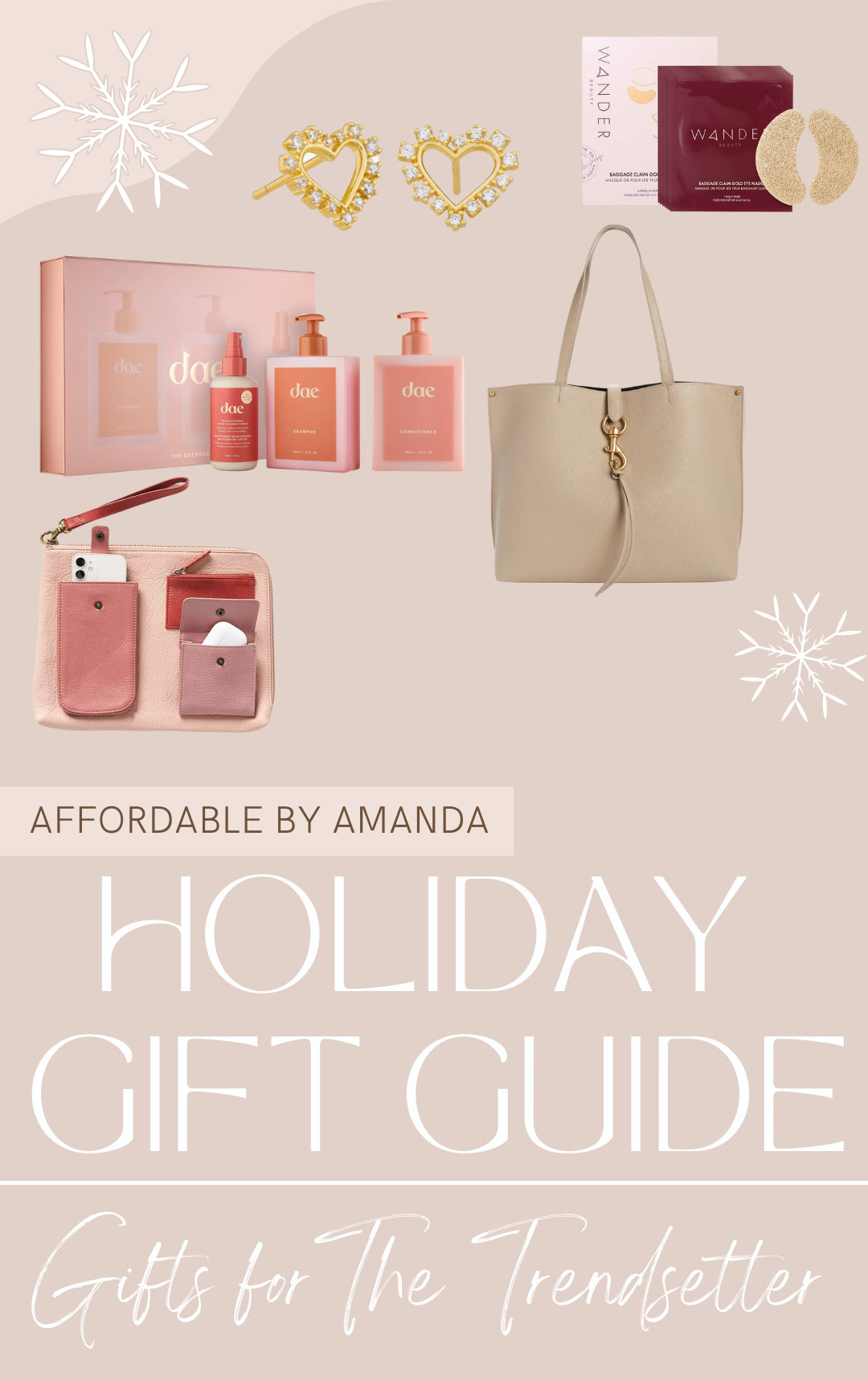 Holiday Gift Guide 2021 - Gift Ideas for the Trendsetter - Affordable by Amanda