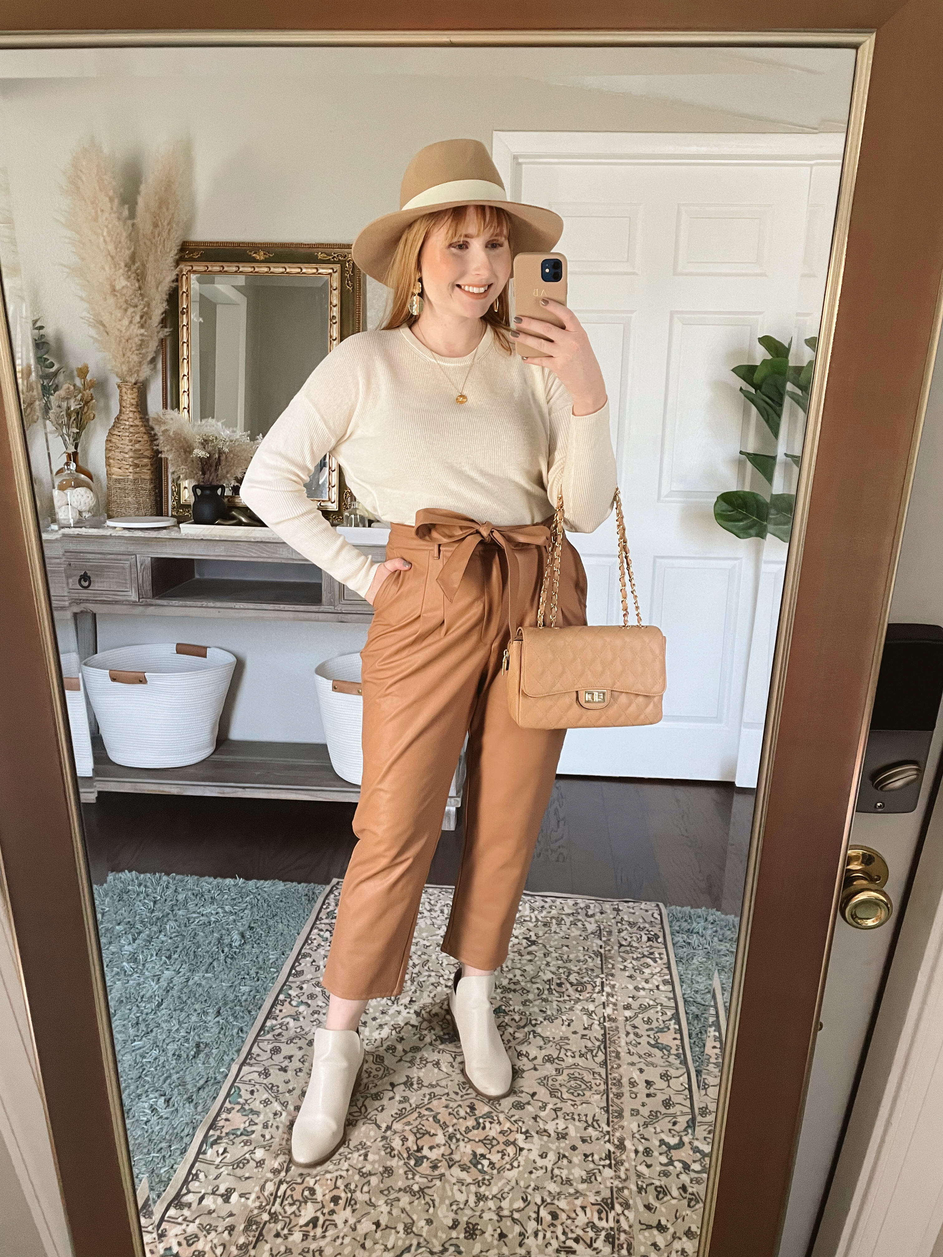 2 Ways to Style Faux Leather for Fall - Affordable by Amanda