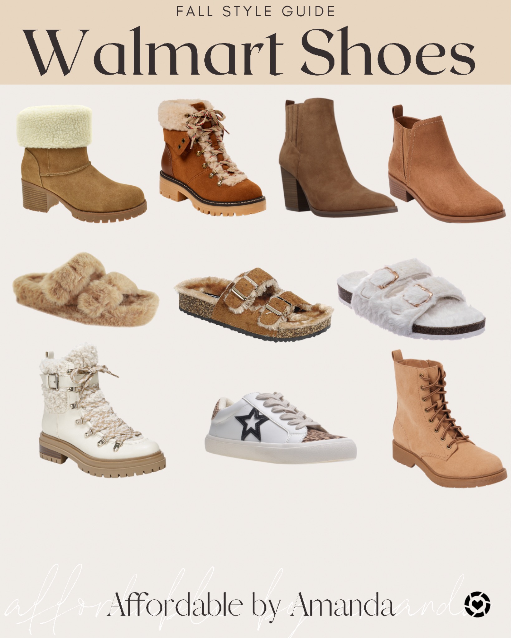 Walmart Shoes for Fall - Affordable by Amanda