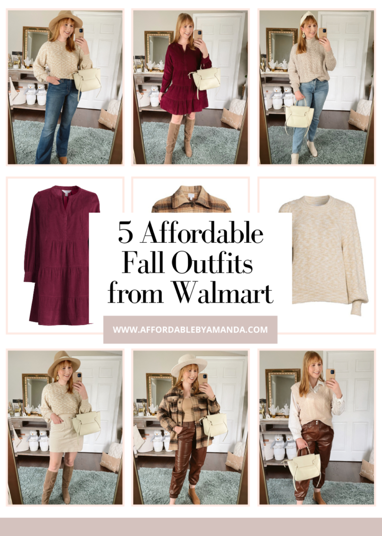 5 Affordable Fall Outfits from Walmart - Affordable by Amanda