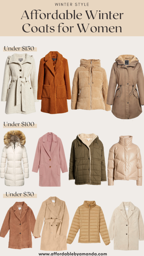 Affordable Winter Coats for Women - Affordable by Amanda