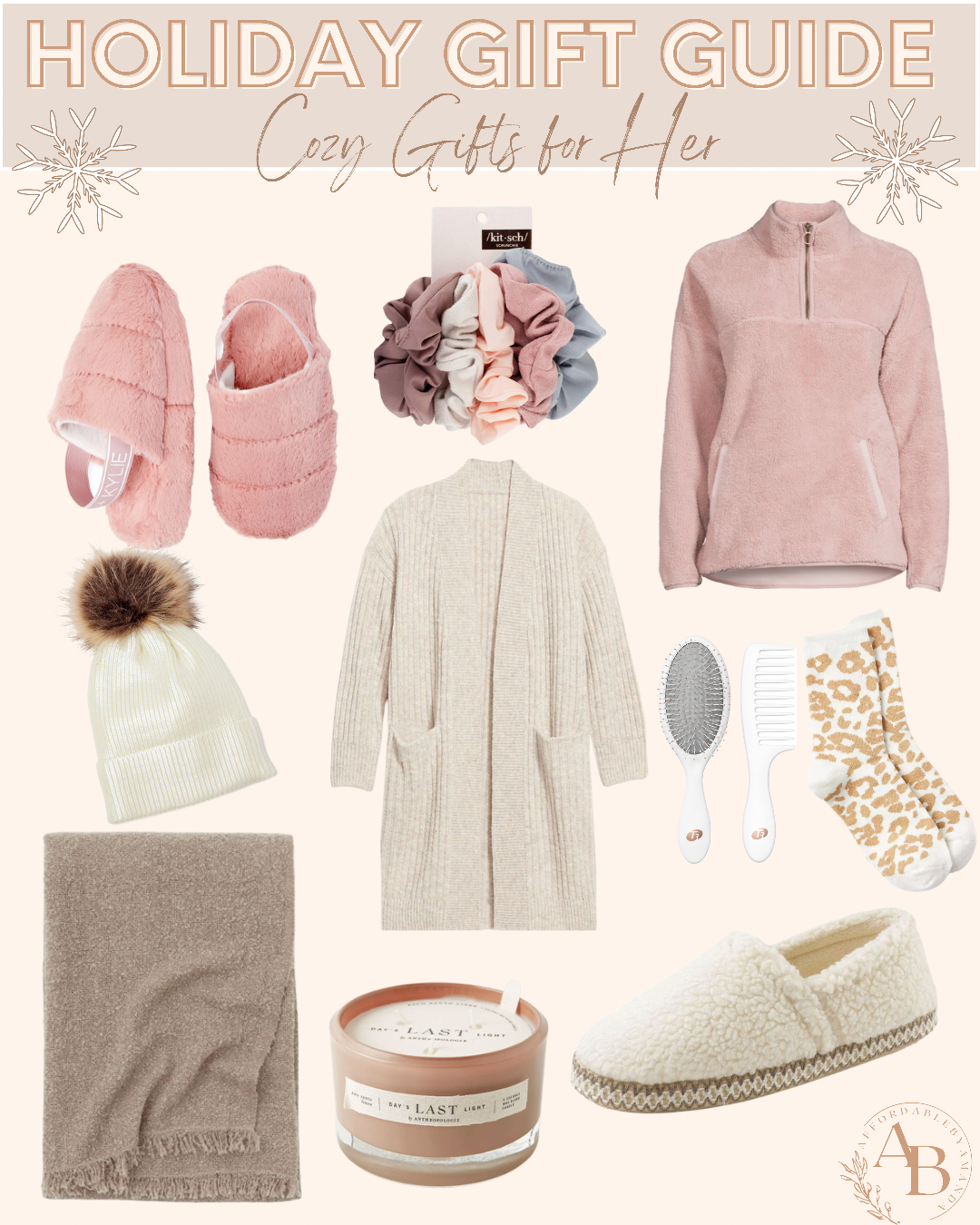 Holiday Gift Guide: Cozy Gifts for Her. Best Holiday Gift Guides. Gifts for Her. Holiday Gift Guides. Holiday Gifts for Her Under $25. Ultimate Holiday Gift Guides